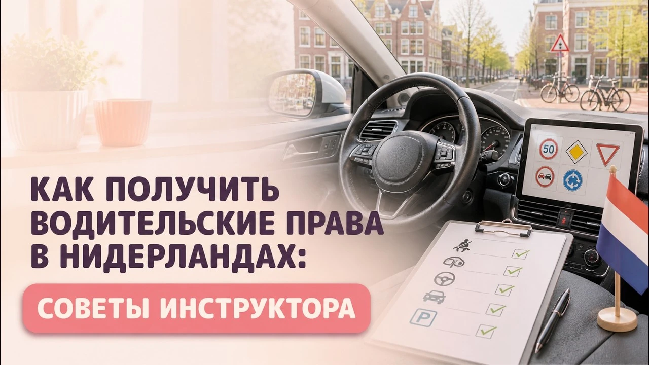 Як отримати водійське посвідчення в Нідерландах: теорія, практика, строки та витрати