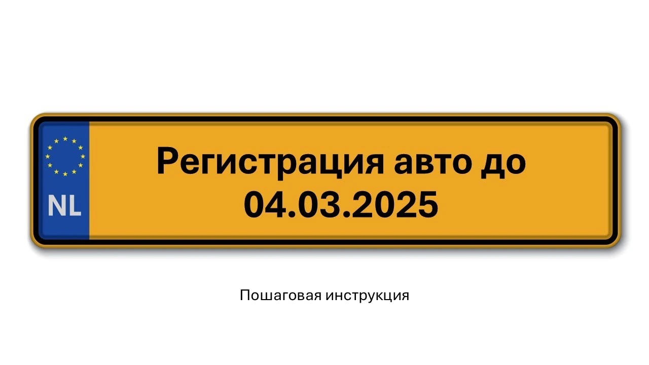 Українське авто в Нідерландах: як готували перереєстрацію на місцеві номери