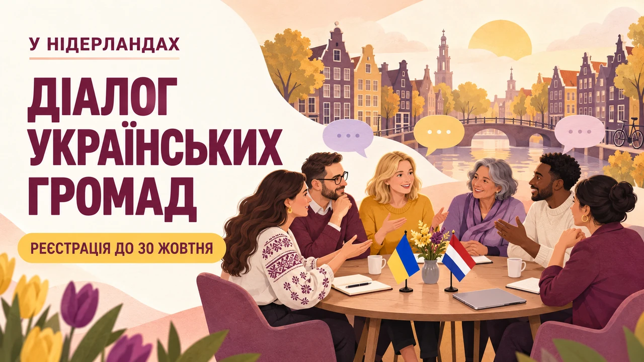 Українські організації та активістів у Нідерландах запрошують обговорити співпрацю. Реєстрація до 30 жовтня